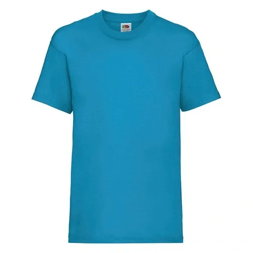 Camiseta de algodón con cuello redondo ref VA28 - Cyan