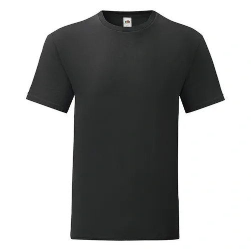 Camiseta de algodón suave con ajuste delgado ref IC15 - Negro