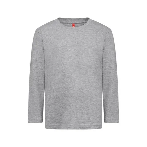 Camiseta de manga larga para niño con algodón sostenible ref 30311 - Gris Claro Matizado