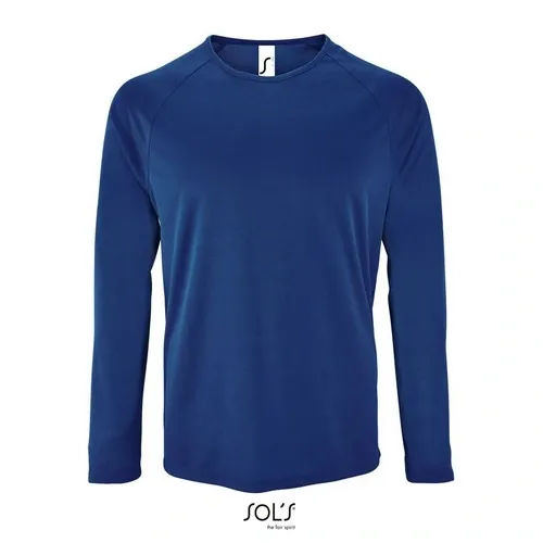 Camiseta deportiva de manga larga personalizada poliéster 130GSM ref S02071