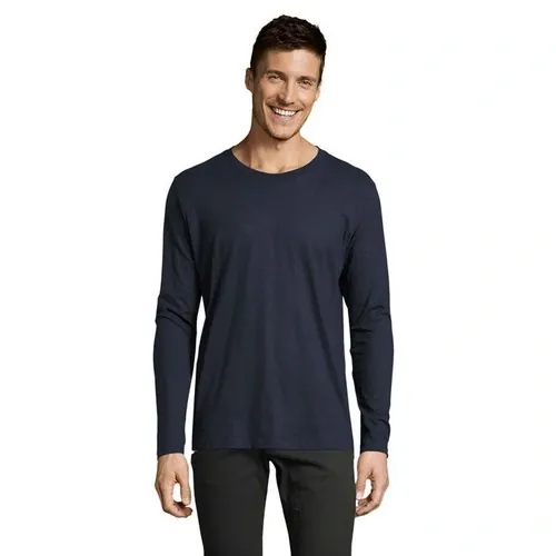 Camiseta de manga larga para hombre con algodón suave ref S02074