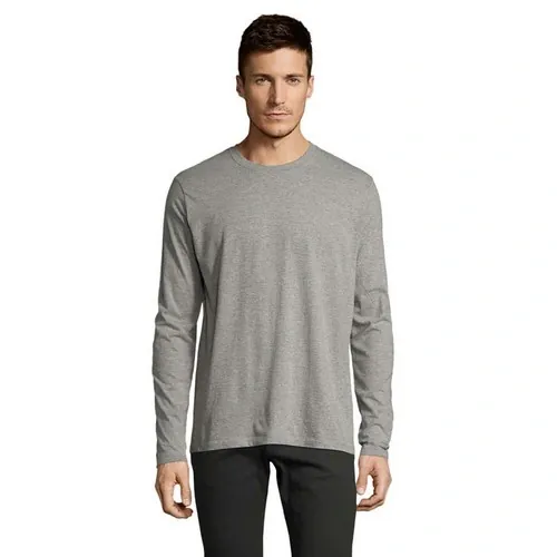 Camiseta de manga larga para hombre con algodón suave ref S02074
