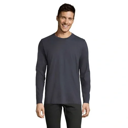 Camiseta de manga larga para hombre con algodón suave ref S02074