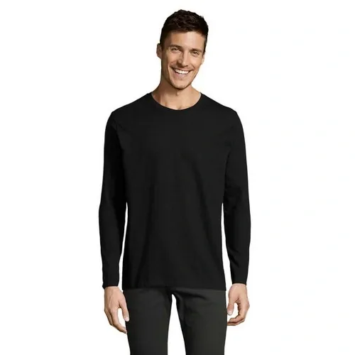Camiseta de manga larga para hombre con algodón suave ref S02074