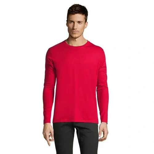 Camiseta de manga larga para hombre con algodón suave ref S02074