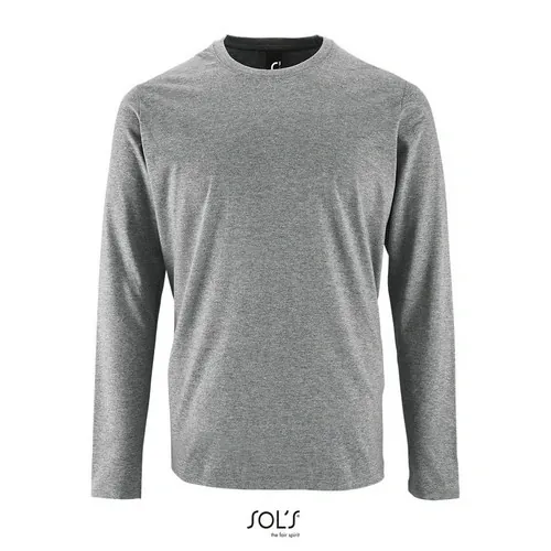 Camiseta de manga larga para hombre con algodón suave ref S02074