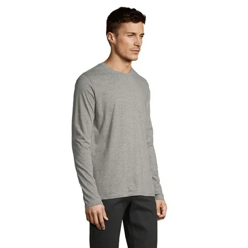 Camiseta de manga larga para hombre con algodón suave ref S02074