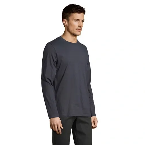 Camiseta de manga larga para hombre con algodón suave ref S02074