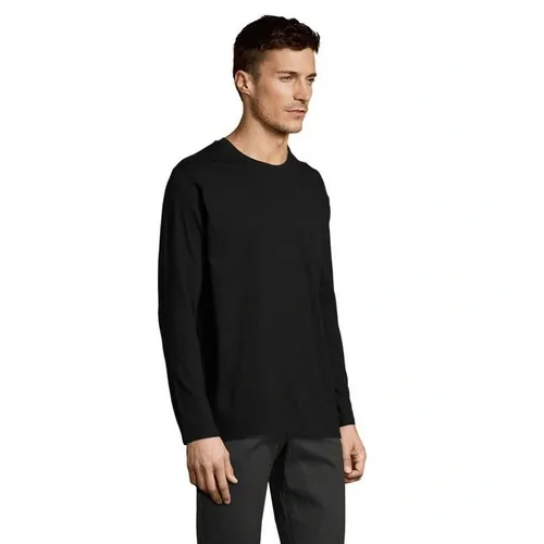Camiseta de manga larga para hombre con algodón suave ref S02074