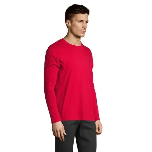 Camiseta de manga larga para hombre con algodón suave ref S02074