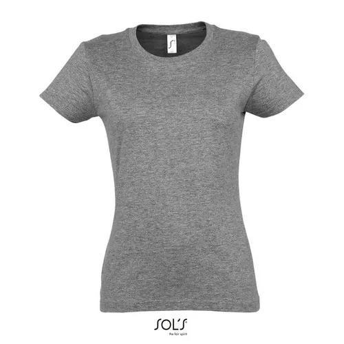 Camiseta SOLS IMPERIAL Mujer Cuello Redondo 100 Algodón ref S11502