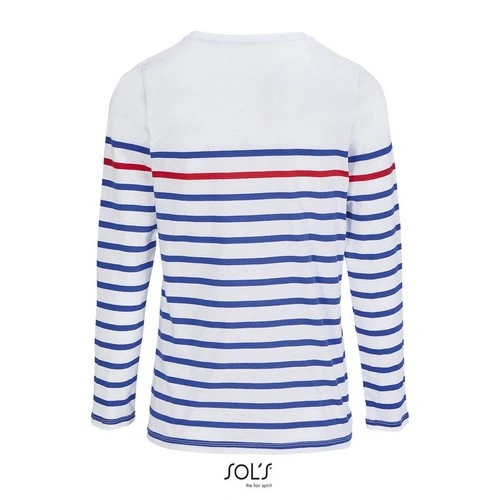 Camiseta marinera de manga larga algodón para mujer 130GSM ref S03100