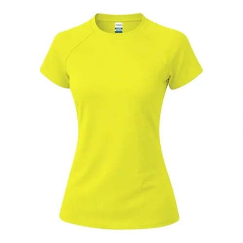 Camiseta mujer Cocker personalizable con tecnología Cool Dry ref 22346 - Amarillo Fluor