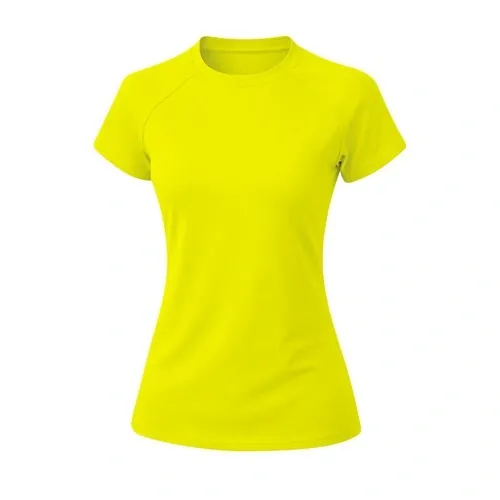 Camiseta mujer Cocker personalizable con tecnología Cool Dry ref 22346 - Amarillo Fluor