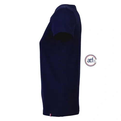 Camiseta mujer cuello redondo algodón 130GSM ref S03273 - Azul Marino Side