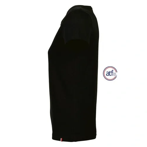 Camiseta mujer cuello redondo algodón 130GSM ref S03273 - Negro Profundo Side