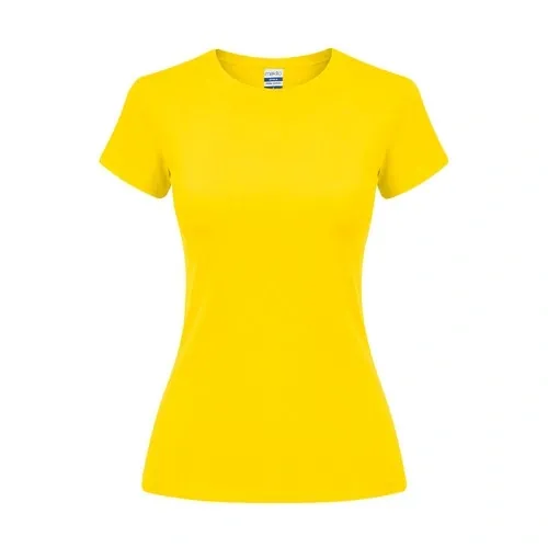 Camiseta mujer EPIKA personalizable de algodón suave ref 22024 - Amarillo