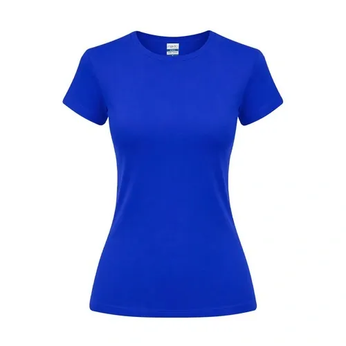 Camiseta mujer EPIKA personalizable de algodón suave ref 22024 - Azul