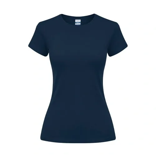 Camiseta mujer EPIKA personalizable de algodón suave ref 22024 - Marino