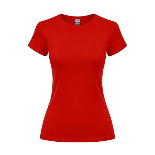 Camiseta mujer EPIKA personalizable de algodón suave ref 22024 - Rojo