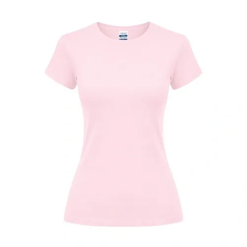 Camiseta mujer EPIKA personalizable de algodón suave ref 22024 - Rosa