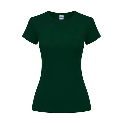 Camiseta mujer EPIKA personalizable de algodón suave ref 22024 - Verde Botella