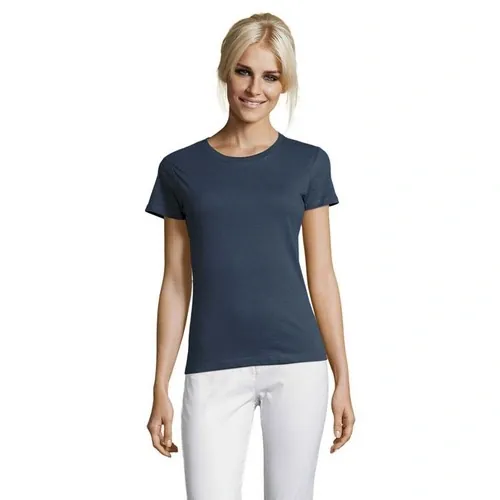 Camiseta Mujer SOLS REGENT de algodón Corte Entallado ref S01825