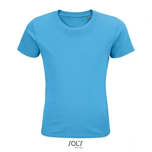 Camiseta Niño Orgánica de algodón Suave ref S03578 - Aqua