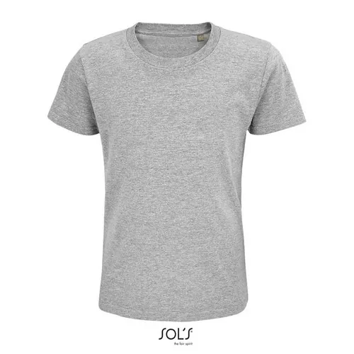 Camiseta Niño Orgánica de algodón Suave ref S03578 - Gris Mezcla