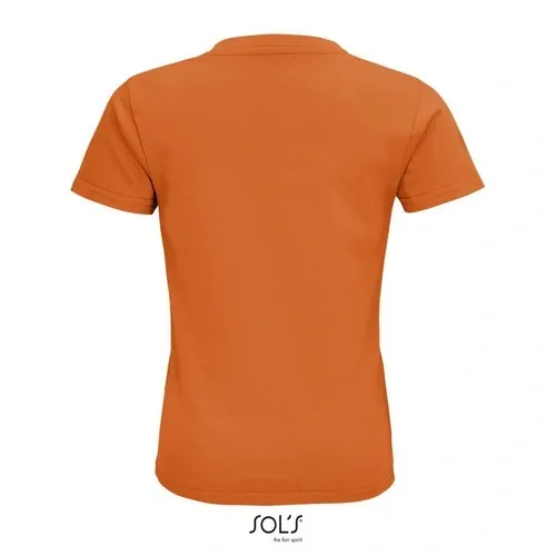 Camiseta Niño Orgánica de algodón Suave ref S03578 - Naranja Back