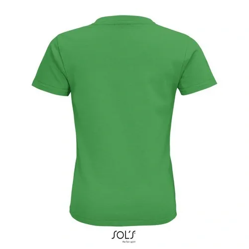 Camiseta Niño Orgánica de algodón Suave ref S03578 - Verde Pradera Back