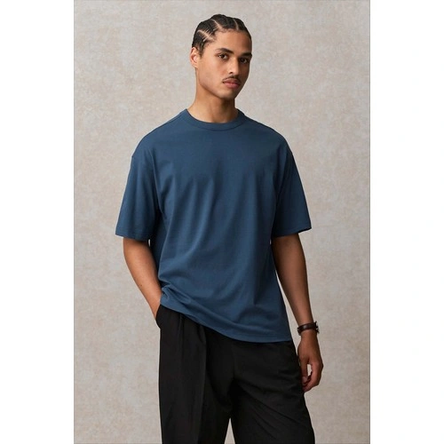 Camiseta oversize para hombre de algodón orgánico ref S03806