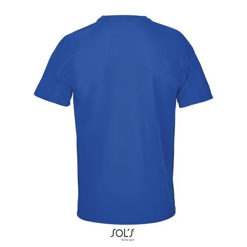 Camiseta raglán Vortex personalizable y transpirable ref S04787 - Azul Royal Back