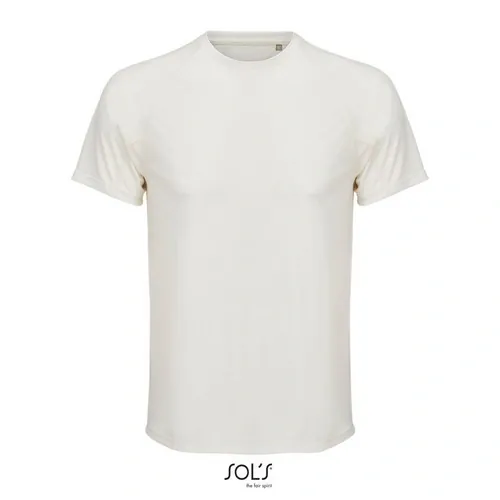 Camiseta raglán Vortex personalizable y transpirable ref S04787 - Blanco Crema