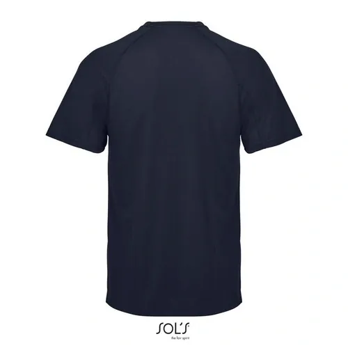 Camiseta raglán Vortex personalizable y transpirable ref S04787 - French Marino Back