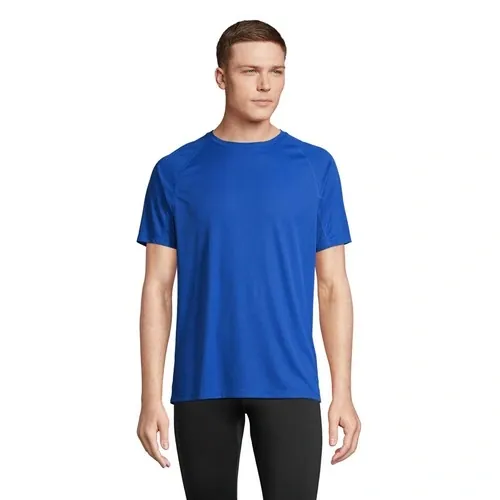 Camiseta raglán Vortex personalizable y transpirable ref S04787 - Front Azul