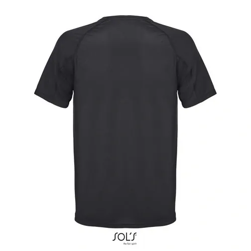 Camiseta raglán Vortex personalizable y transpirable ref S04787 - Negro Back