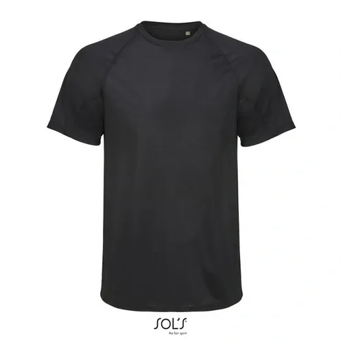 Camiseta raglán Vortex personalizable y transpirable ref S04787 - Negro