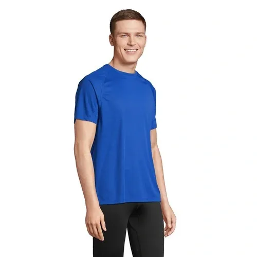 Camiseta raglán Vortex personalizable y transpirable ref S04787 - Side Azul