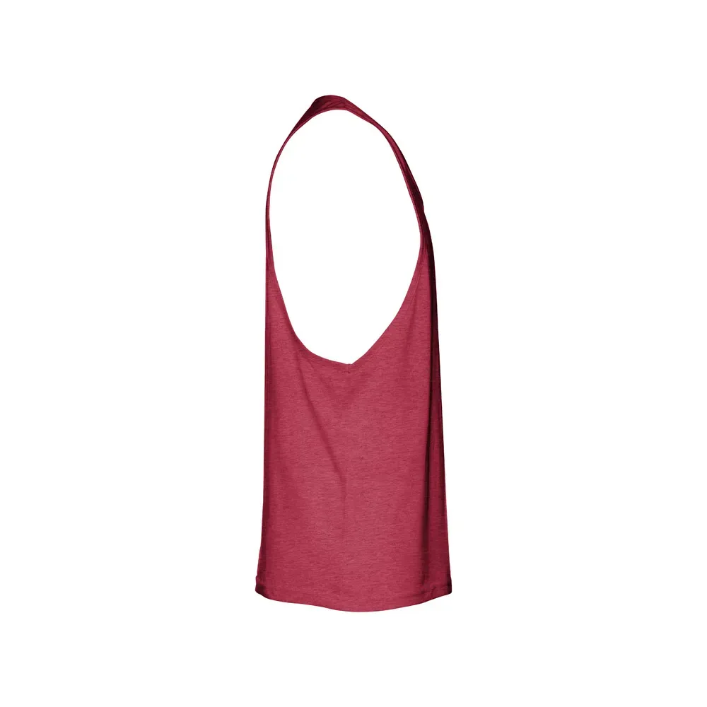 Camiseta sin mangas unisex de algodón 100 ref 30122 - Rojo Matizado 03