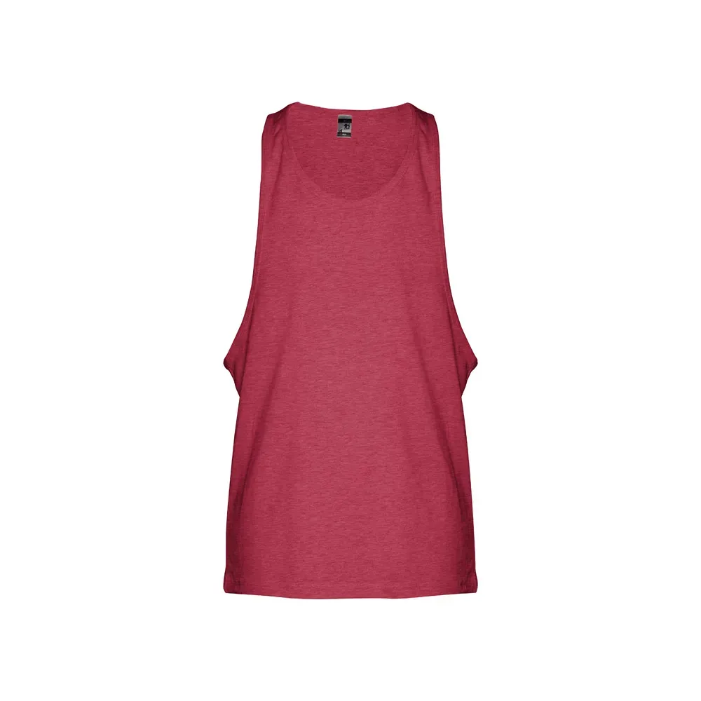 Camiseta sin mangas unisex de algodón 100 ref 30122 - Rojo Matizado