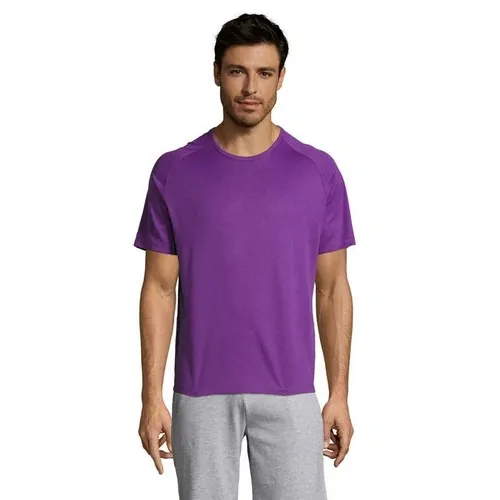 Camiseta SOLS SPORTY de manga raglán transpirable ref S11939