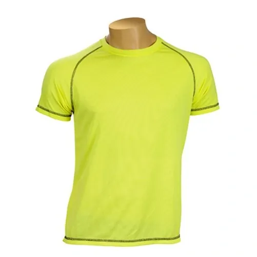 Camiseta técnica de poliéster con costuras reforzadas ref CU12 - Amarillo