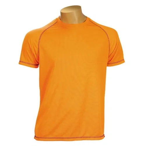 Camiseta técnica de poliéster con costuras reforzadas ref CU12 - Naranja