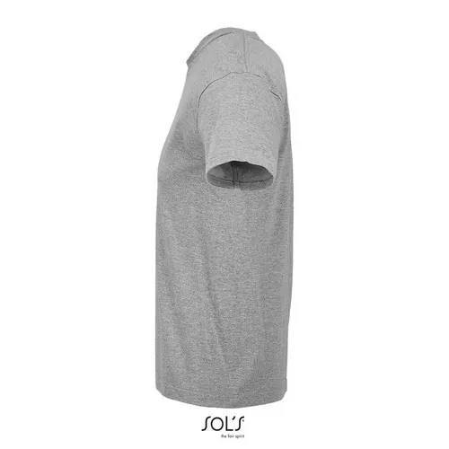Camiseta unisex algodón para merchandising 190GSM ref S04813 - Gris Mezcla Side