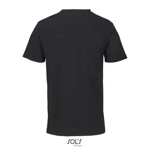 Camiseta unisex algodón para merchandising 190GSM ref S04813 - Negro Profundo Back