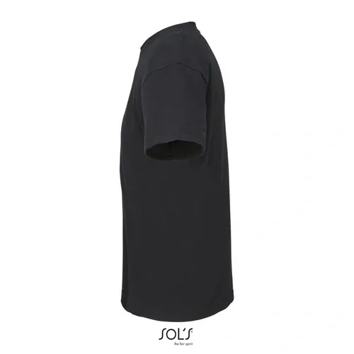 Camiseta unisex algodón para merchandising 190GSM ref S04813 - Negro Profundo Side