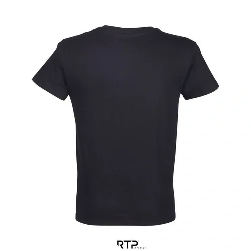 Camiseta unisex algodón pretratada para personalización 130GSM ref S04321 - Negro Profundo Back