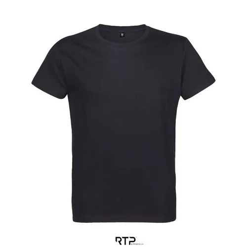 Camiseta unisex algodón pretratada para personalización 130GSM ref S04321 - Negro Profundo