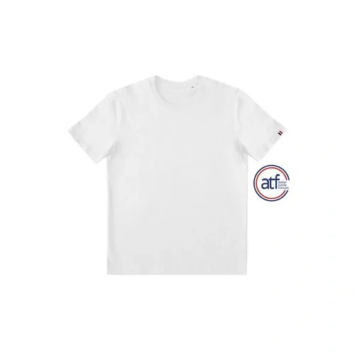 Camiseta unisex cuello redondo algodón natural 130GSM ref S03888 - Blanco